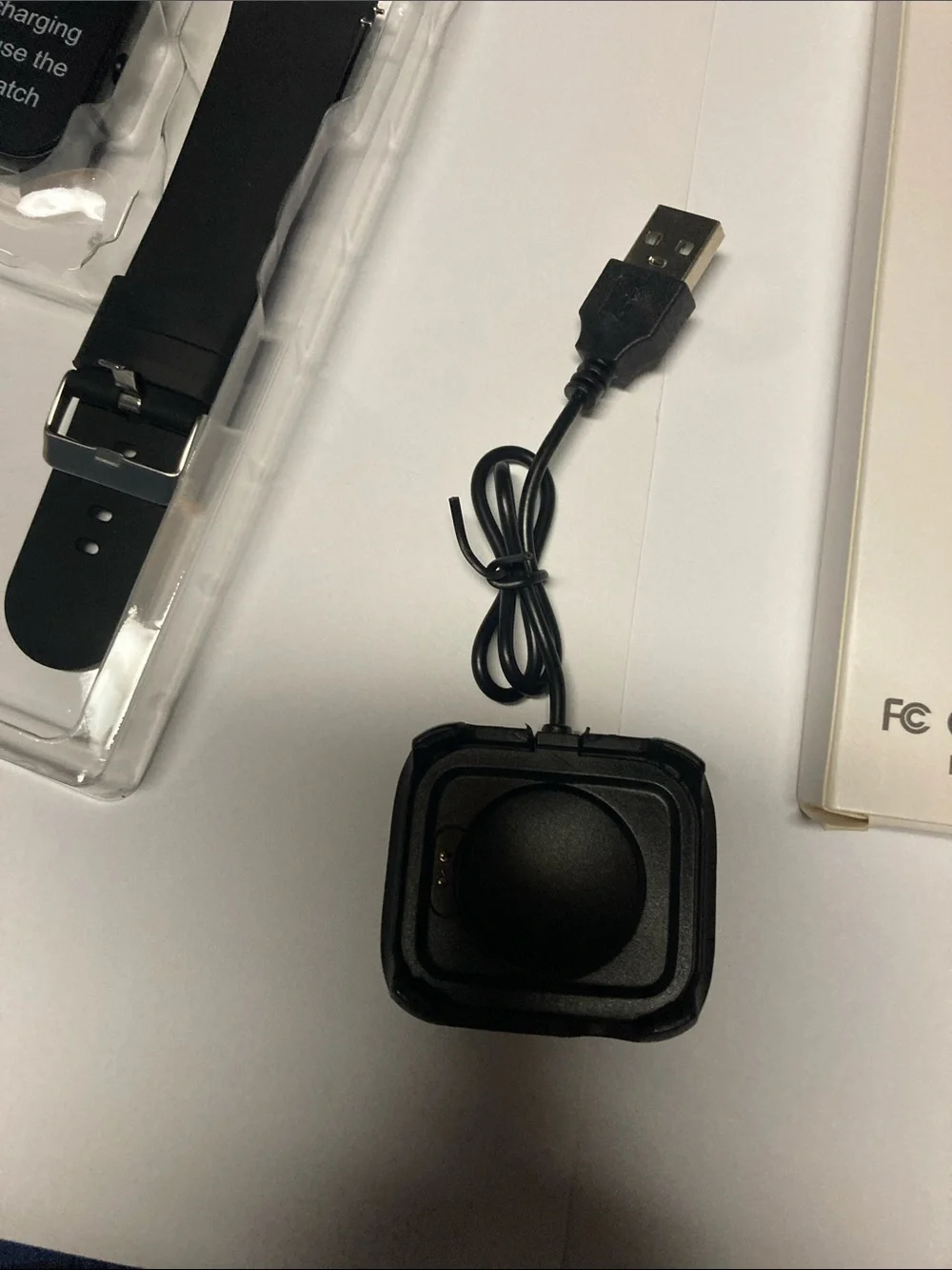 Black Smart Watch with Silicone Band - Smart Watch